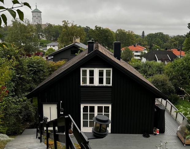 black Norwegian house