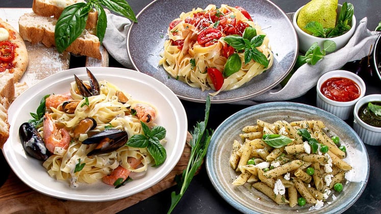 Italian pasta dishes