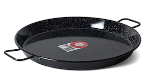 enamel paella pan