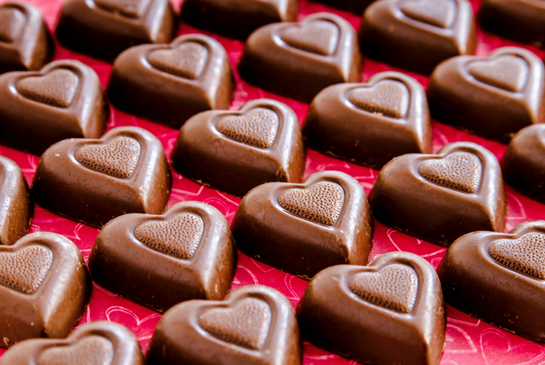 chocolate hearts