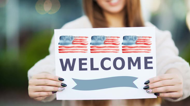 a welcome sign