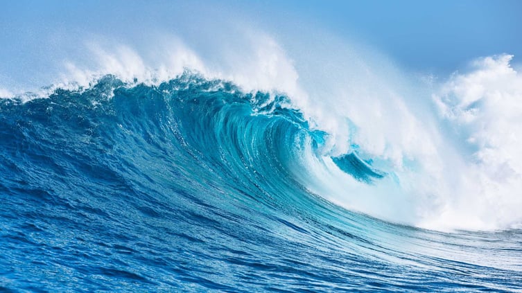 big wave in the ocean
