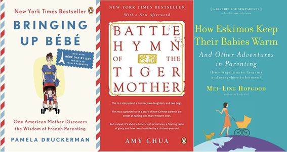 3 parenting book covers