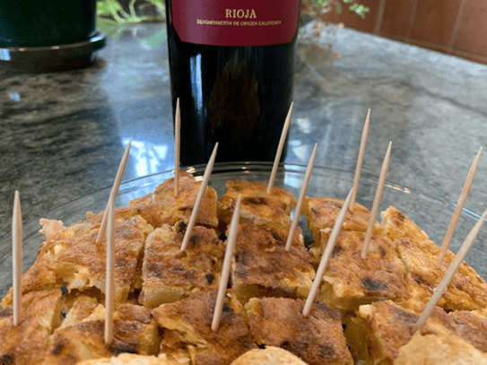 bite-size Spanish omelette