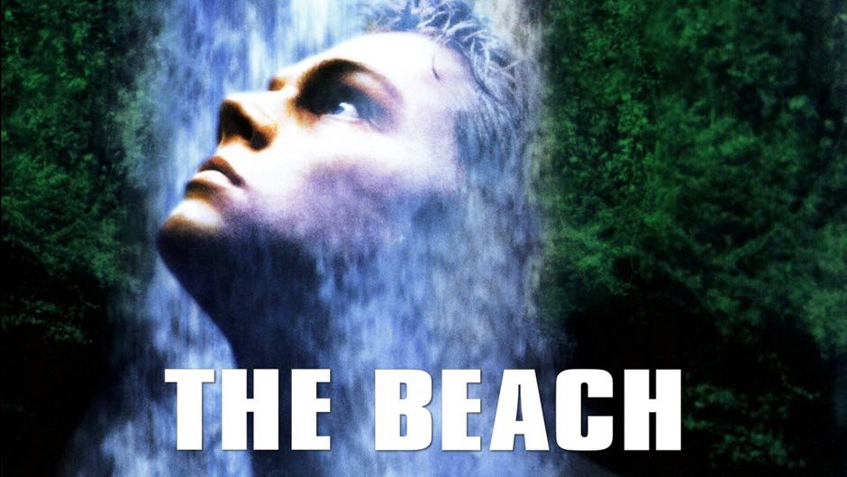 Movie poster for the movie, The Beach.