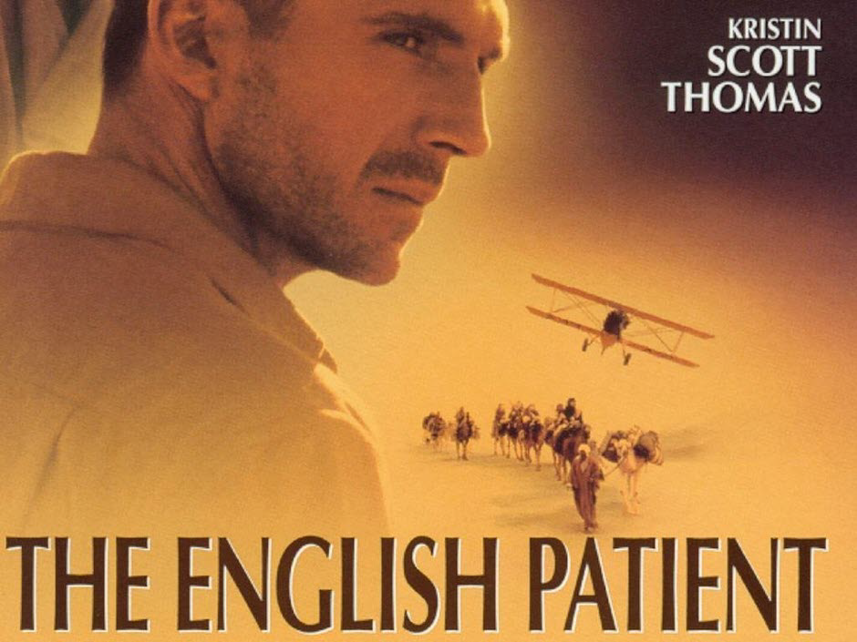 Movie poster for the movie, The English Patient.