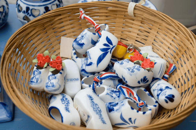 ceramic Dutch shoe souvenirs