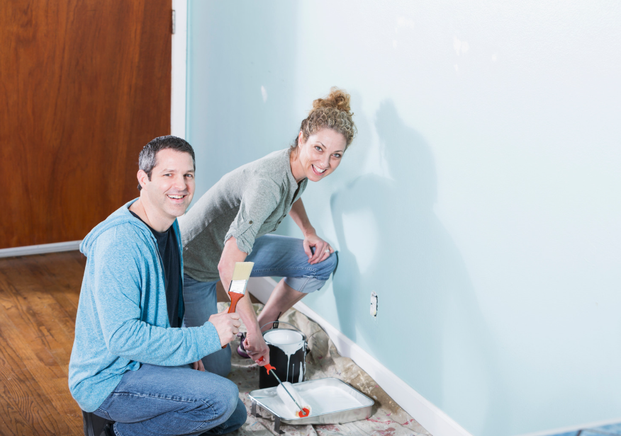 parents painting bedroom