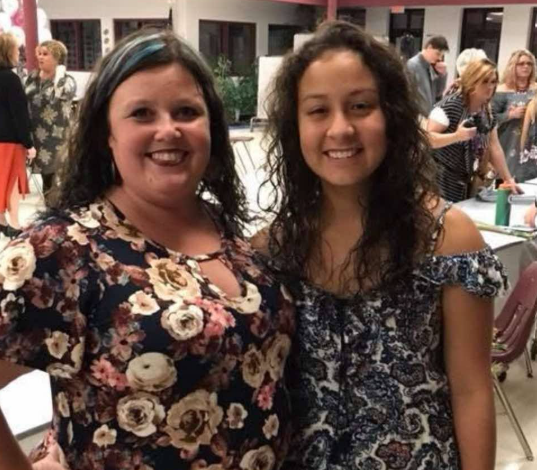 host mom and Brazilian girl