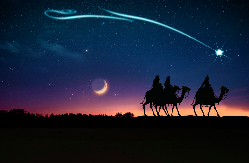 sillouhette of the magi