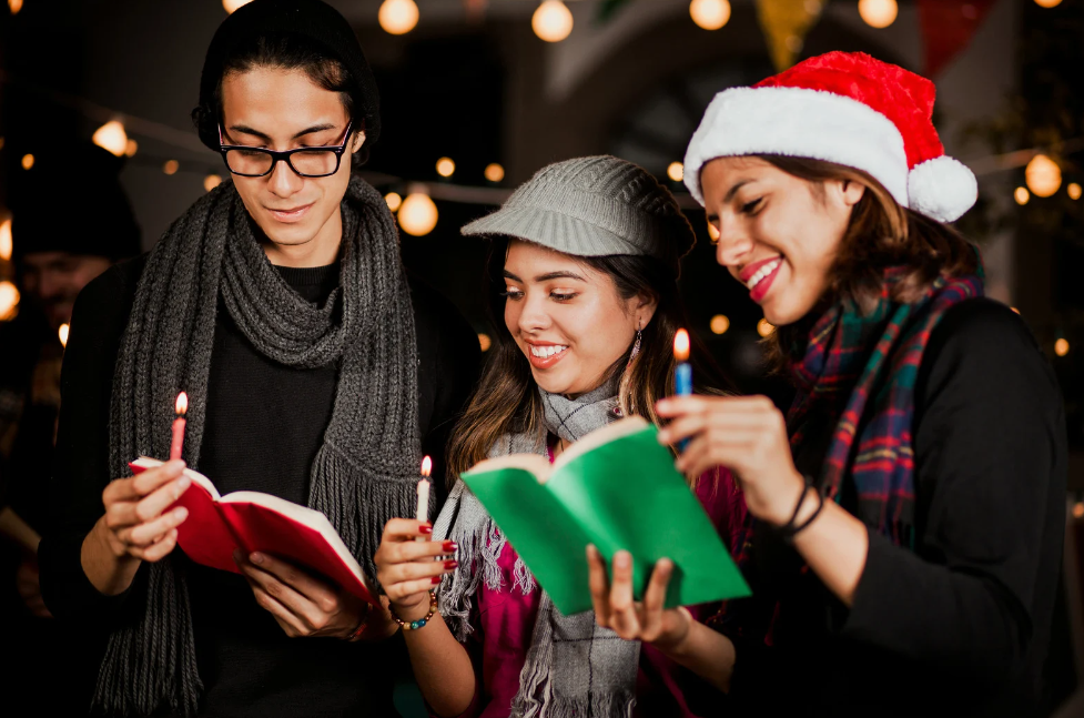 family caroling