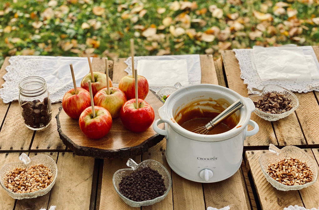 caramel apple fixings