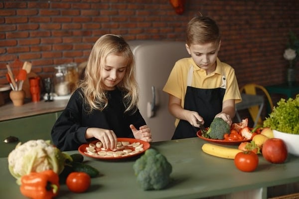 kids cooking