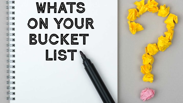 notebook for bucket list