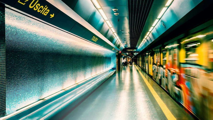 subway in naples italy