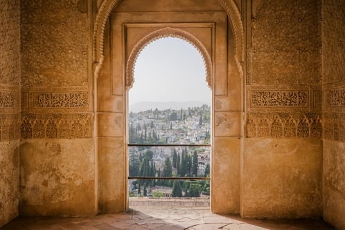 view from the Alhambra in Granada